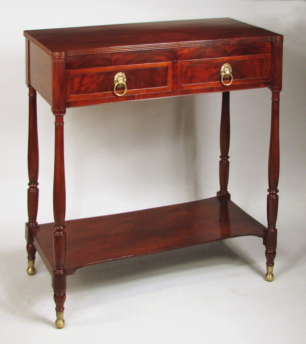 Sheraton Mahogany Server, Attributed to Duncan Phyfe, Circa 1810-15 - Inv. #10319