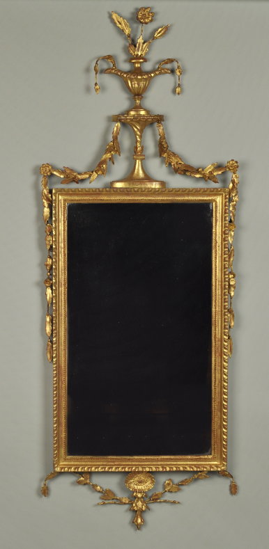 Hepplewhite Carved & Gilded Mirror - Inv. #10580