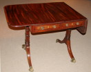 Diminutive Regency Mahogany Sofa Table - Inv. #10184