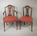 Set 8 Hepplewhite Dining Chairs - Inv. #10203