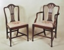 Set 10 Georgian Style Dining Chairs - Inv. #10367
