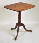 Mahogany Tilt Tip Stand - Inv. #10369