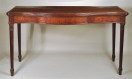 George III Serpentine Mahogany Serving Table - Inv. #10423