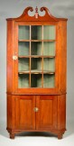 Federal Scrolltop Corner Cabinet - Inv. #10535