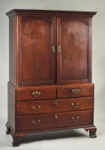 Georgian Mahogany Linen Press - Inv. #10639