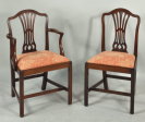 Set Eight George III Mahogany Dining Chairs - Inv. #10690