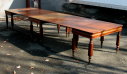 NY Classical Three Part Dining Table - Inv. #7207
