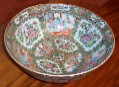 Rose Medallion 16" Punchbowl - Inv. #9656