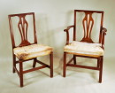 Set 12 Chippendale Style Mahogany Dining Chairs - Inv. #9658
