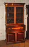 Regency Inlaid Mahogany Bookcase - Inv. #9926