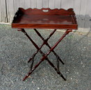 Regency Mahogany Butler Tray on Stand - Inv. #9929